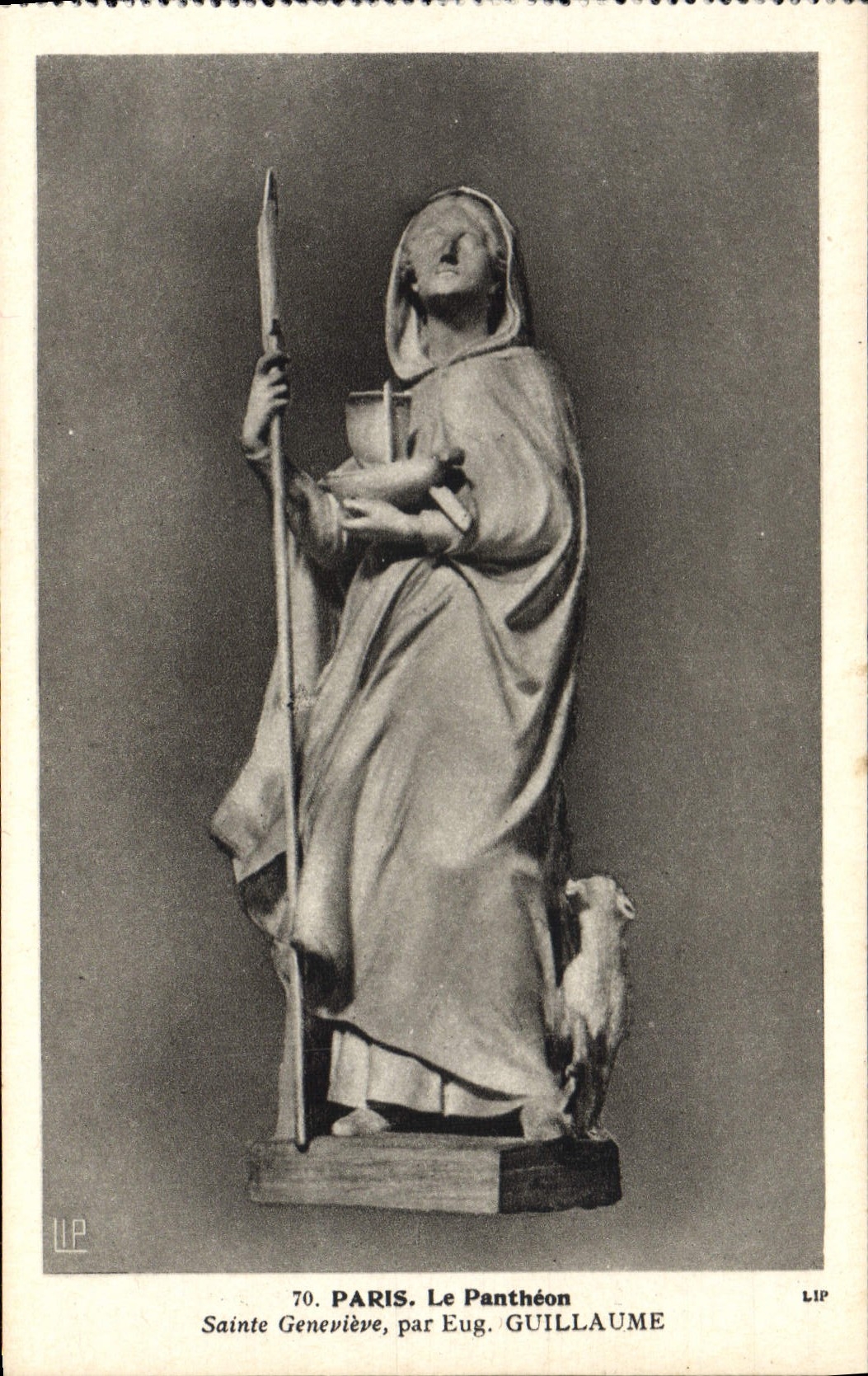 VINTAGE POSTCARD Paris the Pantheon Maindron Sainte Genevieve Eug Guillaume