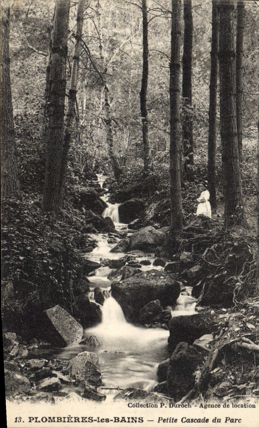 CPA Plombieres Les Bains Petite Cascade Du Parc