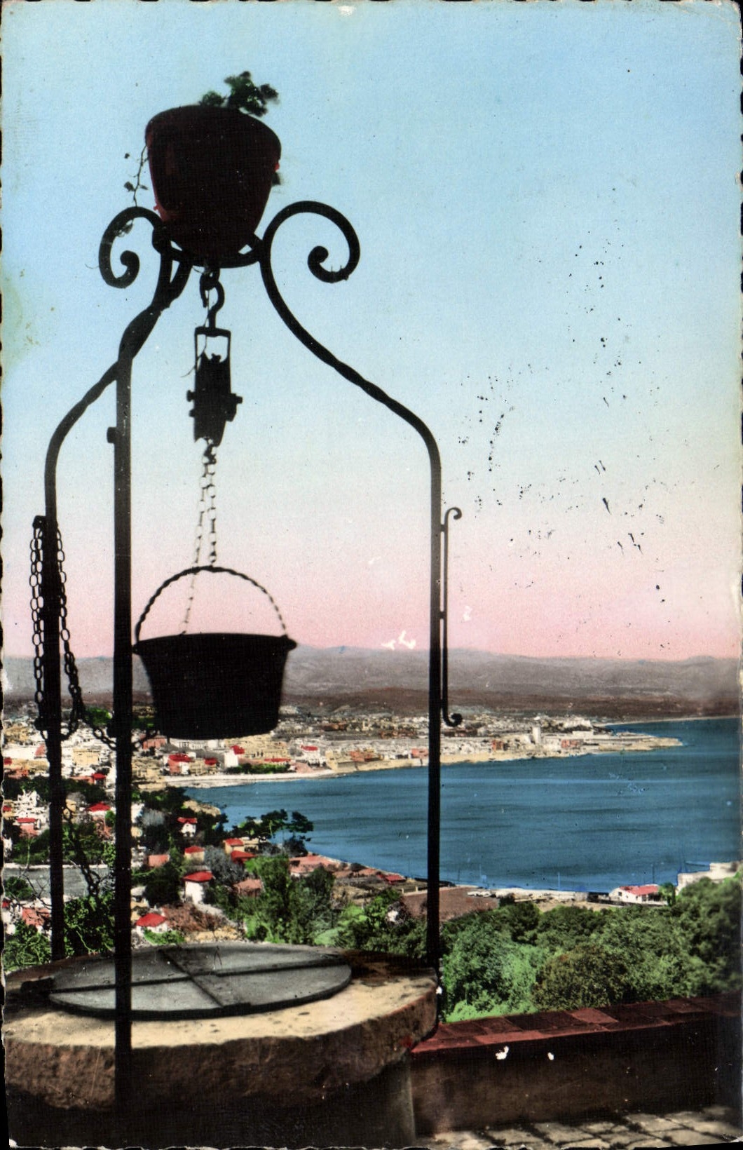 POSTAL MODERNA Antibes vista de Garoupe