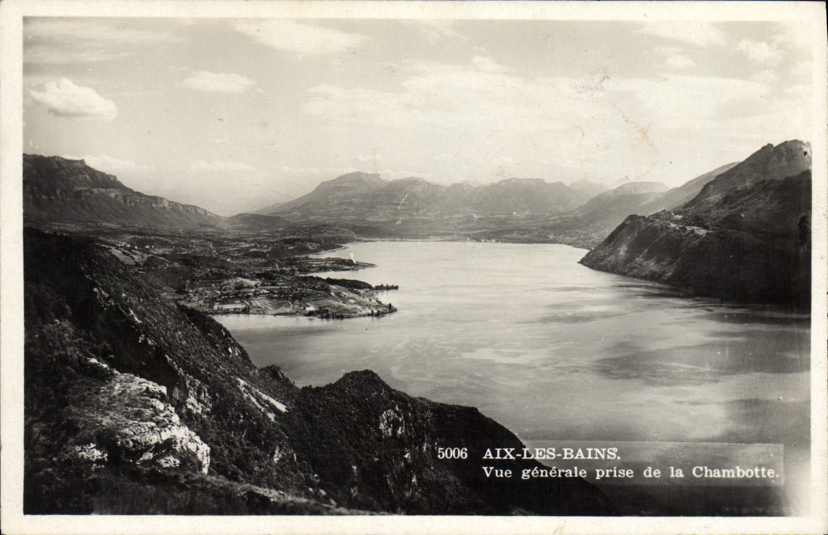 MODERN CARD Aix Les Bains View Taken Of Chambotte