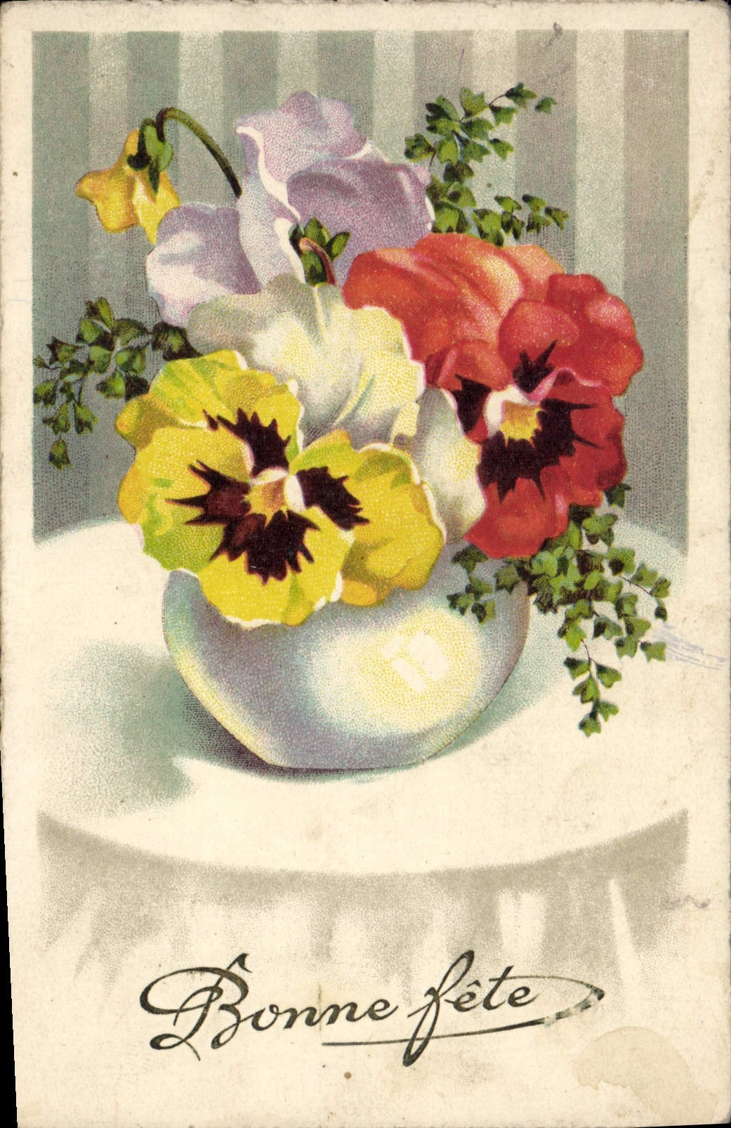 La POSTAL buen Fantaisie de la VENDIMIA celebra