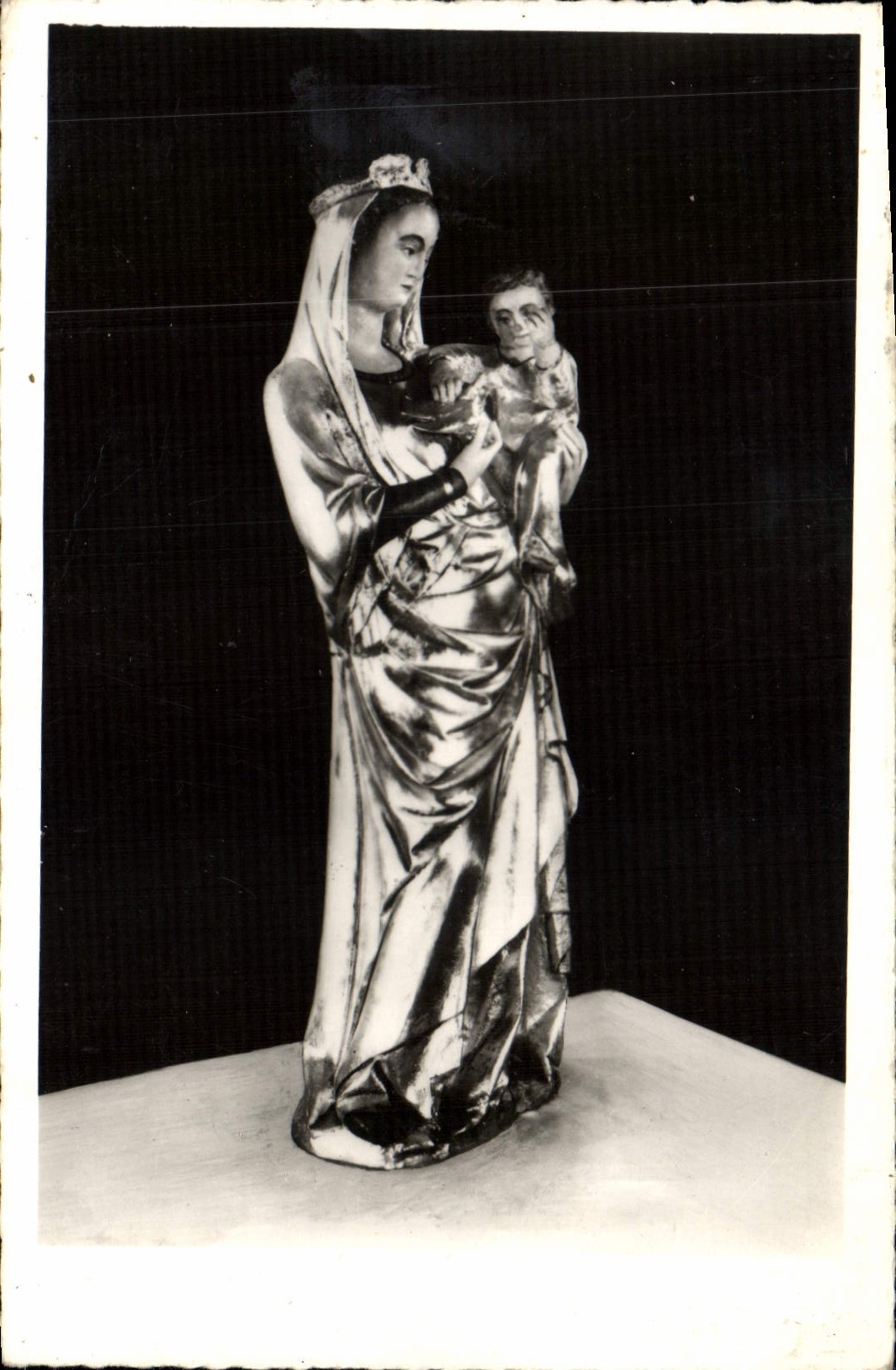 MODERN CARD the Miraculous Statue of Notre Dame of Sion