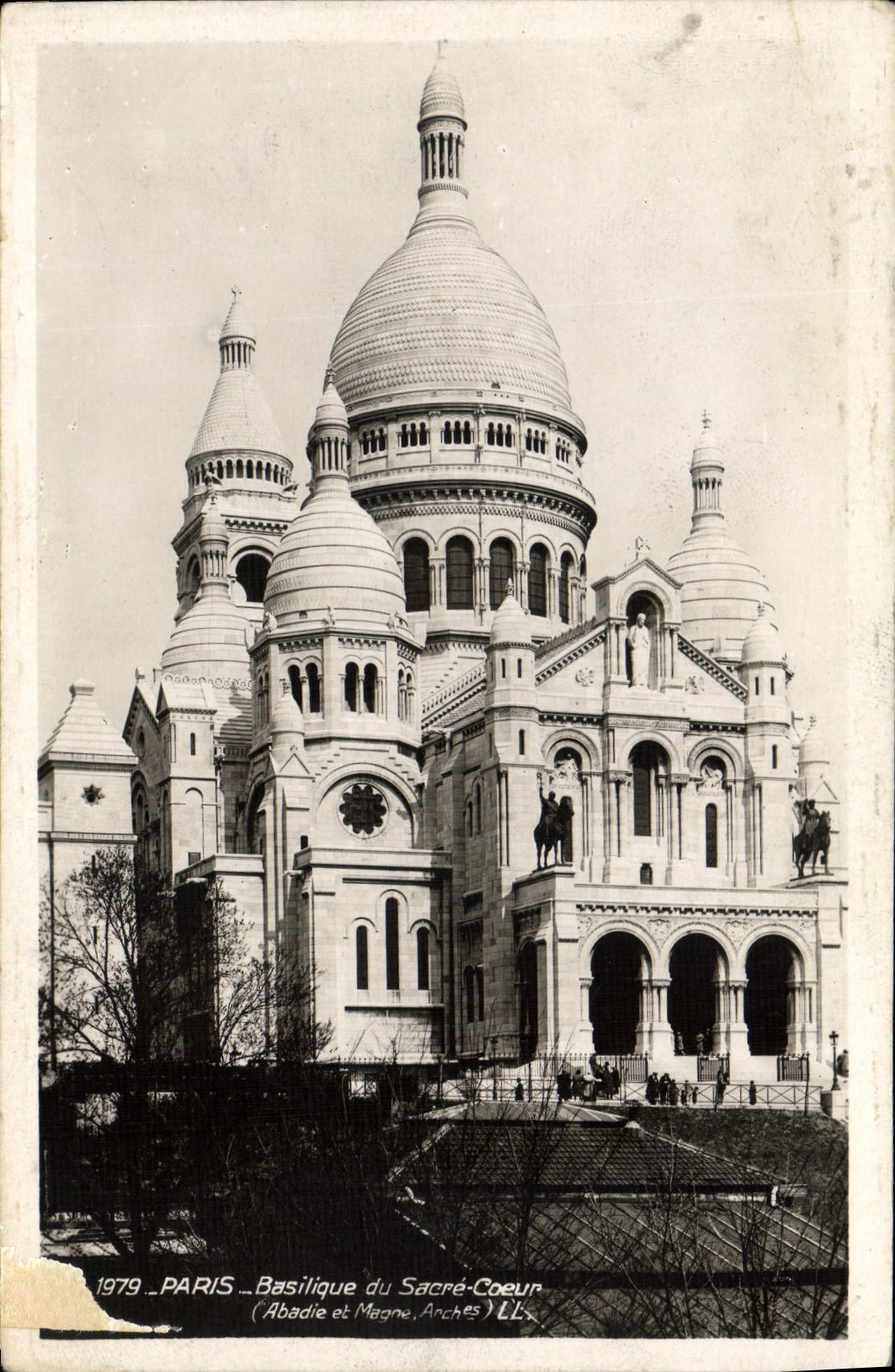 MODERN CARD Paris Basilica of the Sacring Heart