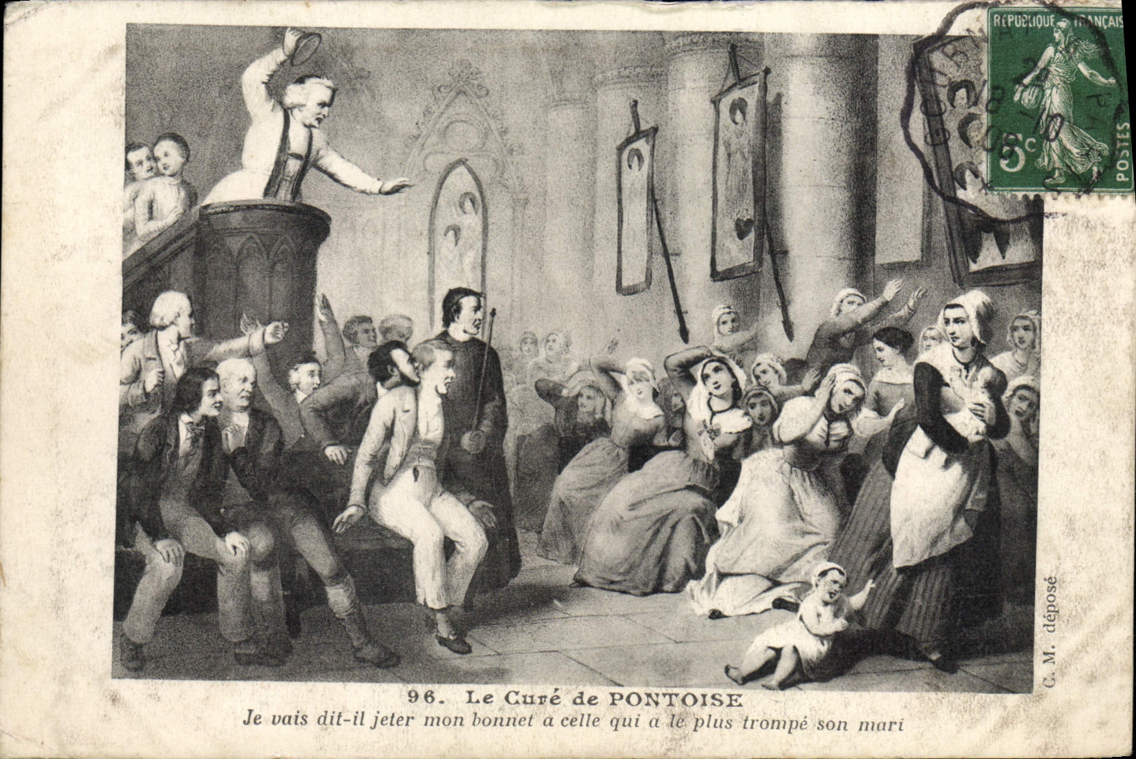 CPA Le Cure de Pontoise