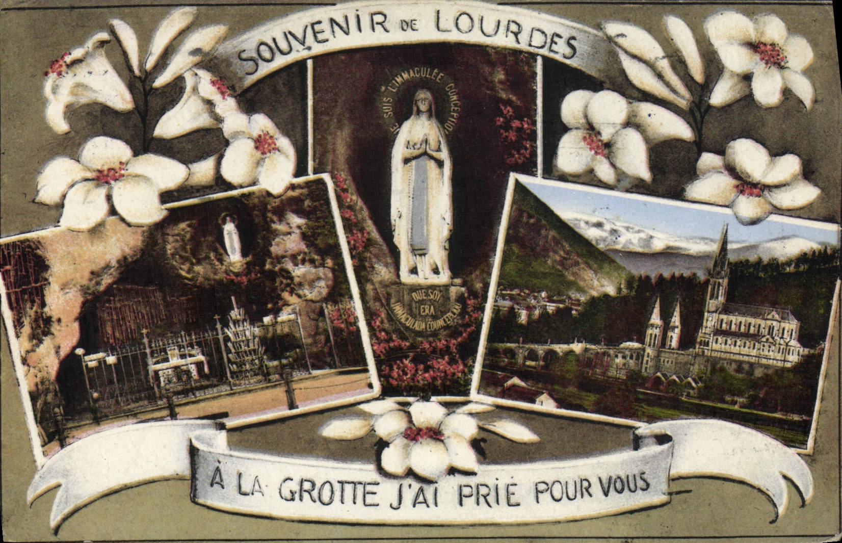 VINTAGE POSTCARD To remember of Doors