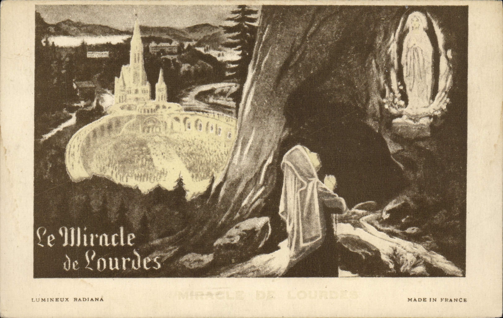 VINTAGE POSTCARD Miracle of Doors