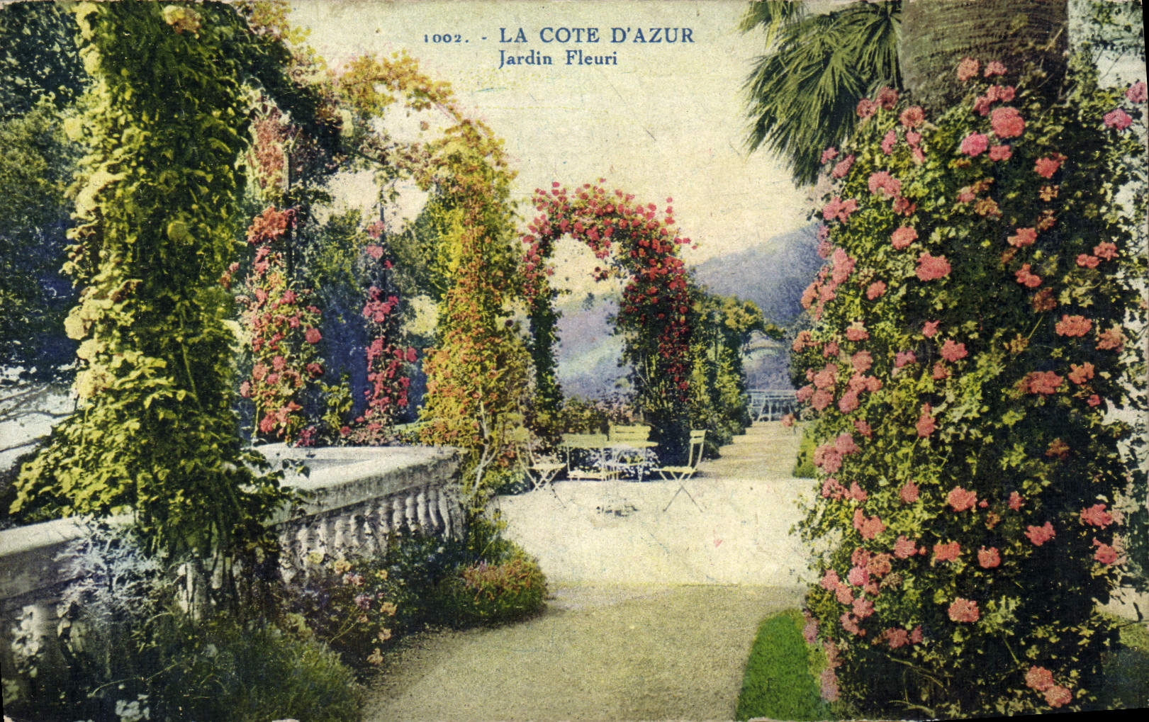 CPA La Cote D'Azur Jardin Fleuri
