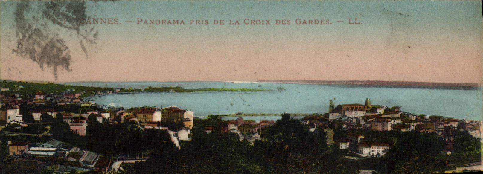 CPA Cannes Panorama Pris De La Croix des Gardes