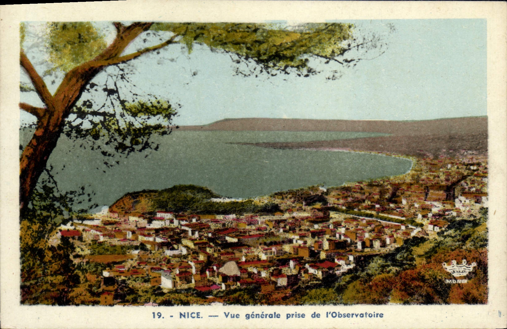 CPA Nice Vue Generale Prise de l'Observatoire