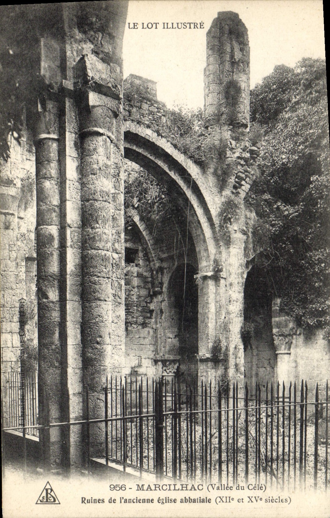 CPA Marcilhac Ruines de l'ancienne eglise abbatiale Vallee du Cele