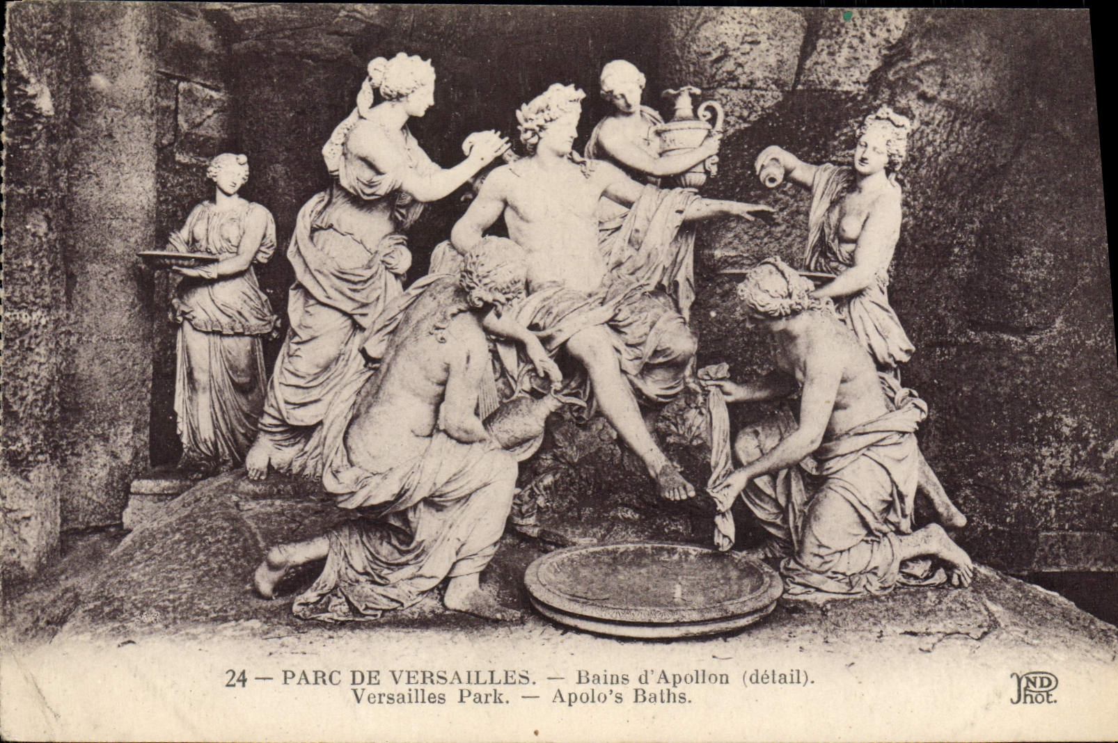 CPA Parc de Versailles Bains d'Apollon
