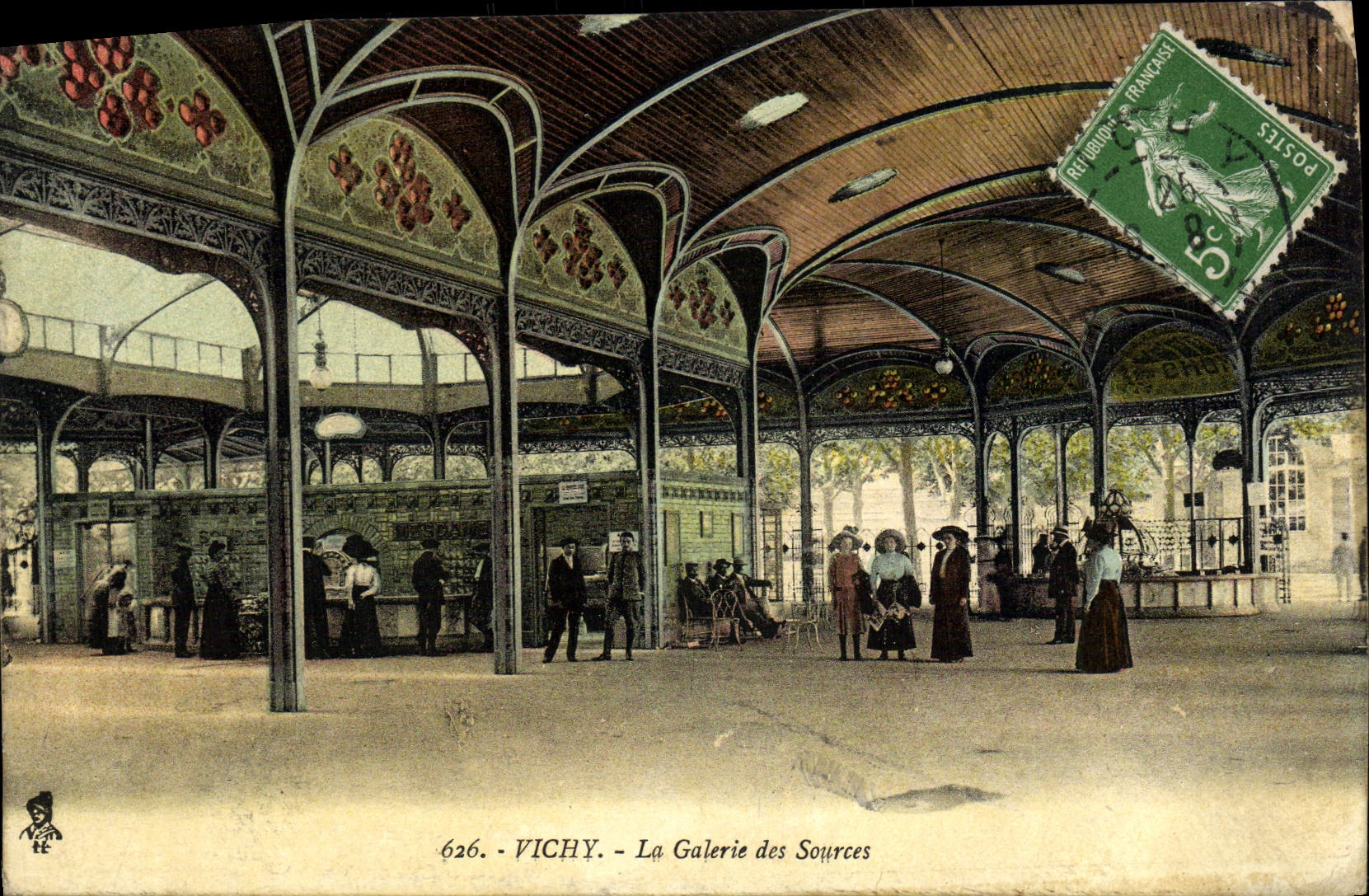 CPA Vichy La Galerie Des Sources
