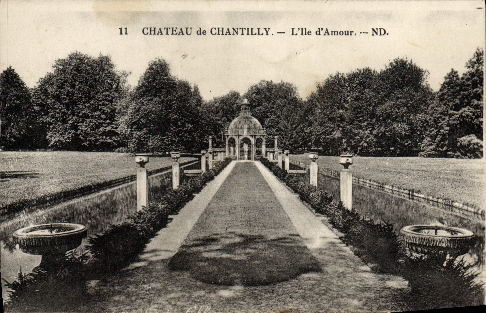 CPA Chateau De Chantilly L'Ie D'Amour