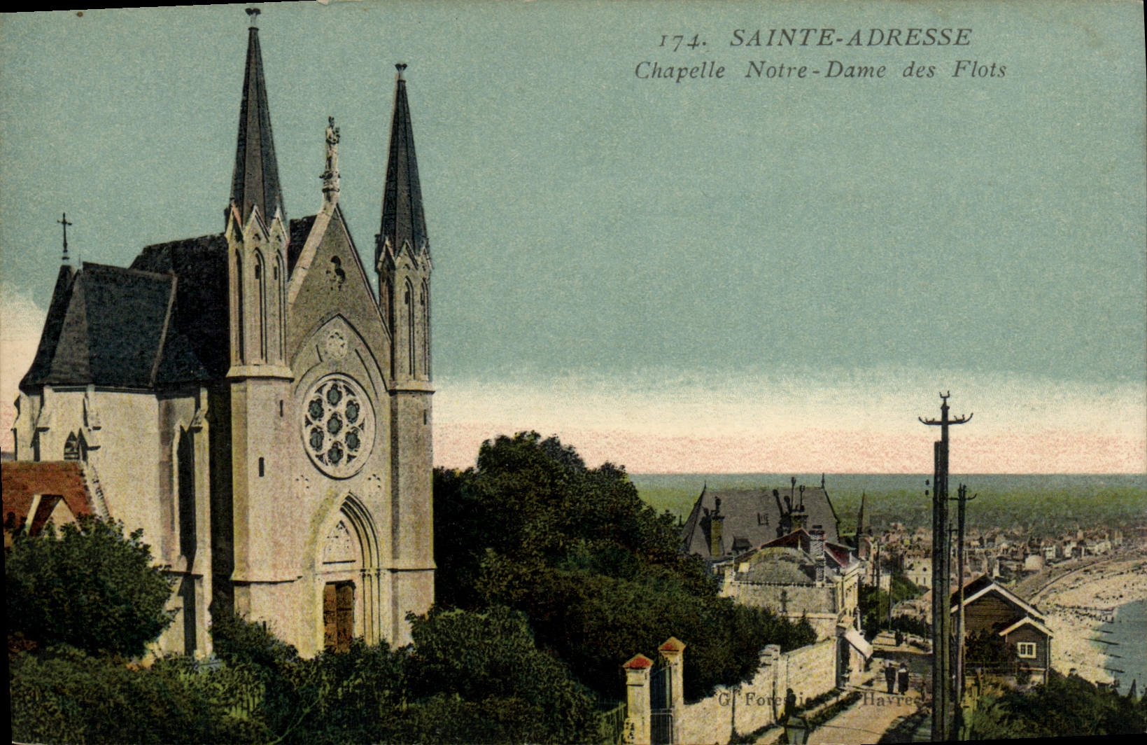 CPA Sainte Adresse Chapelle Notre Dame Des Flots