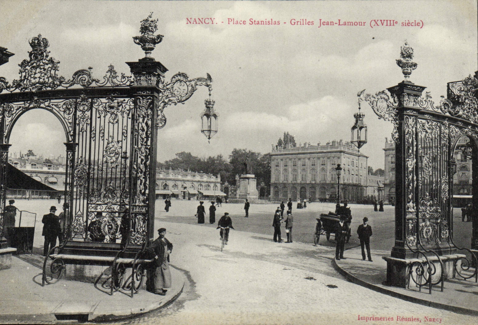 CPA Nancy Place Stanislas Grilles Jean Lamour