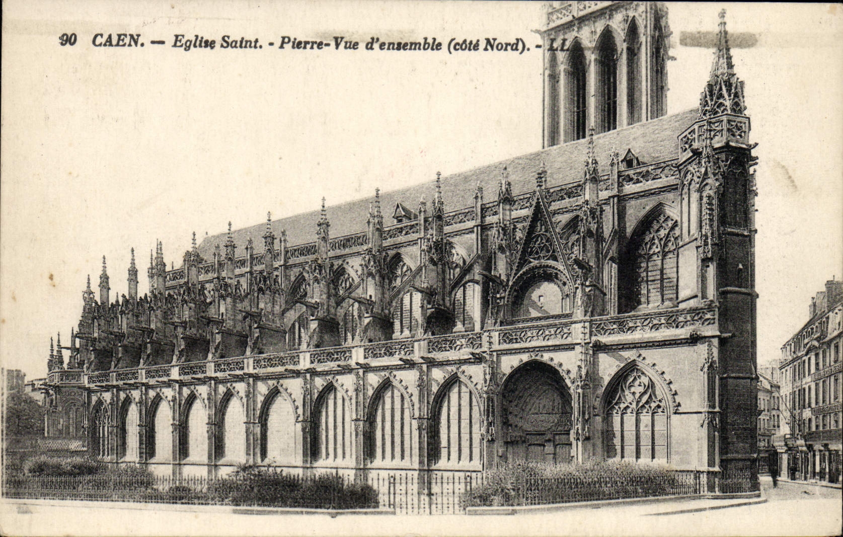CPA Caen Eglise Saint Pierre 