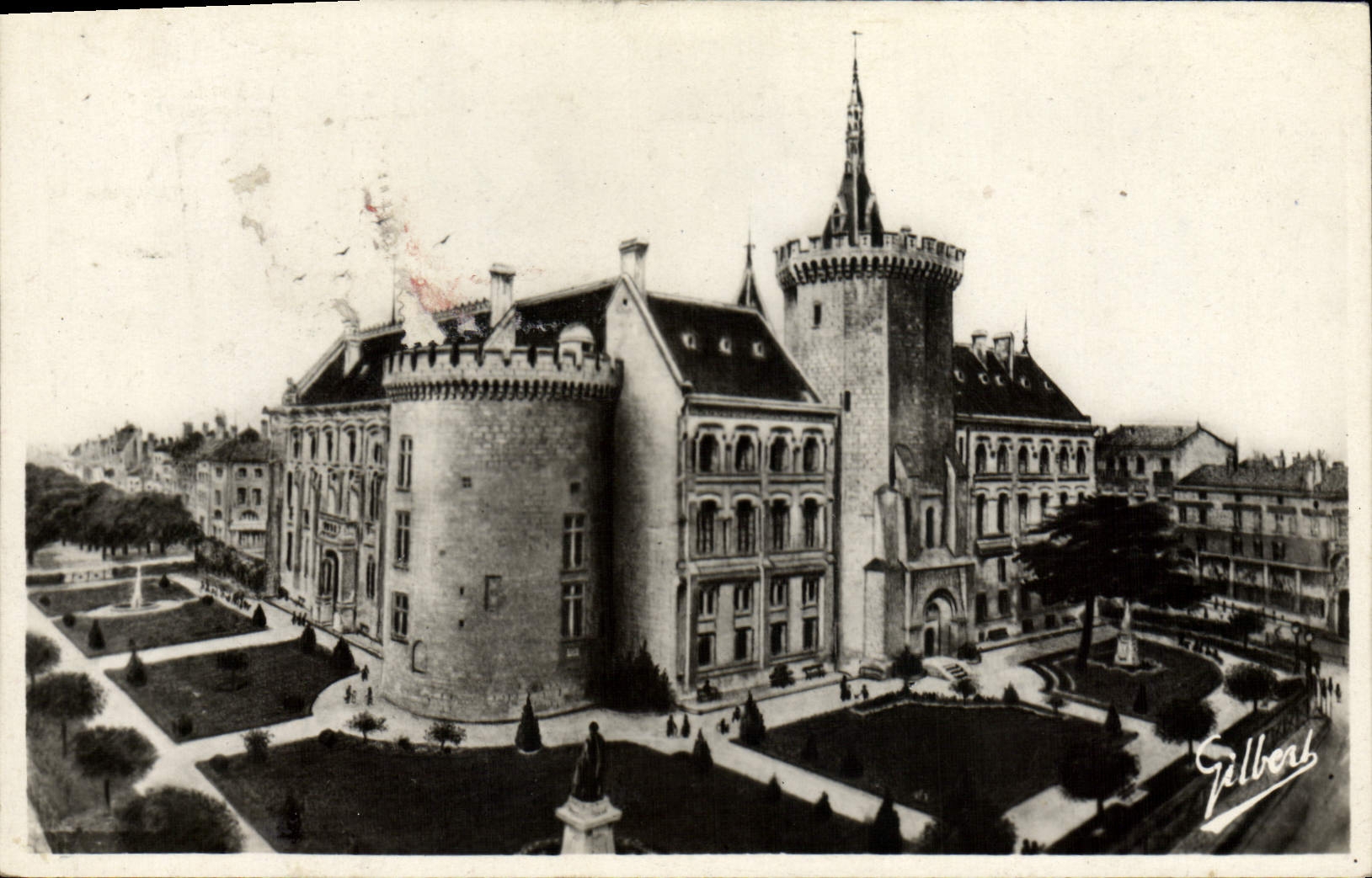CPA Angouleme Vue de l'hotel de ville prise par avion