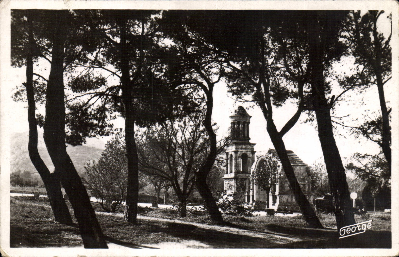 CPM Saint Remy De Provence Les Antiques Monuments Romains Timbre Jaures