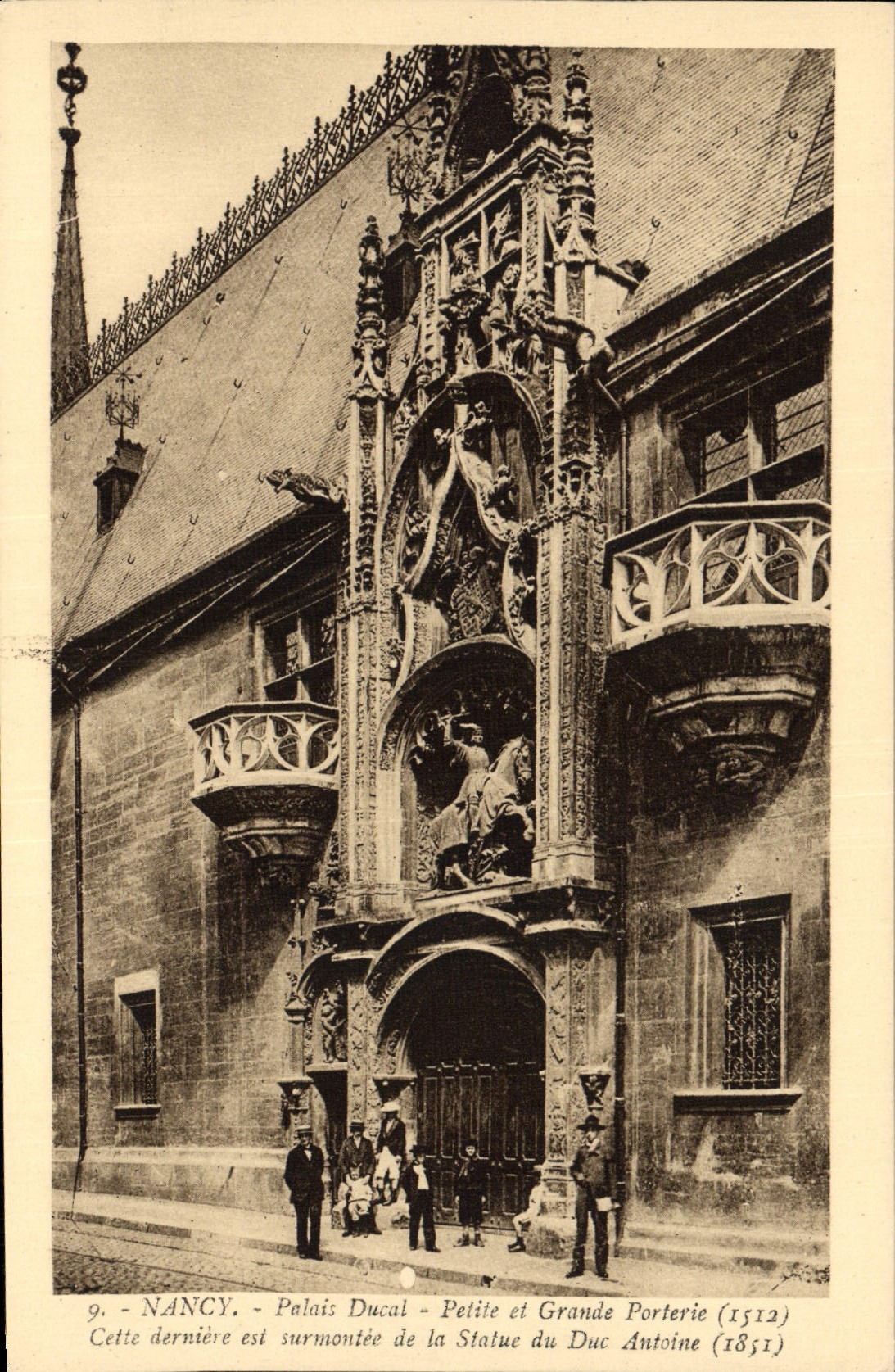 CPA Nancy Palais Ducal Petite Et Grande Porterie