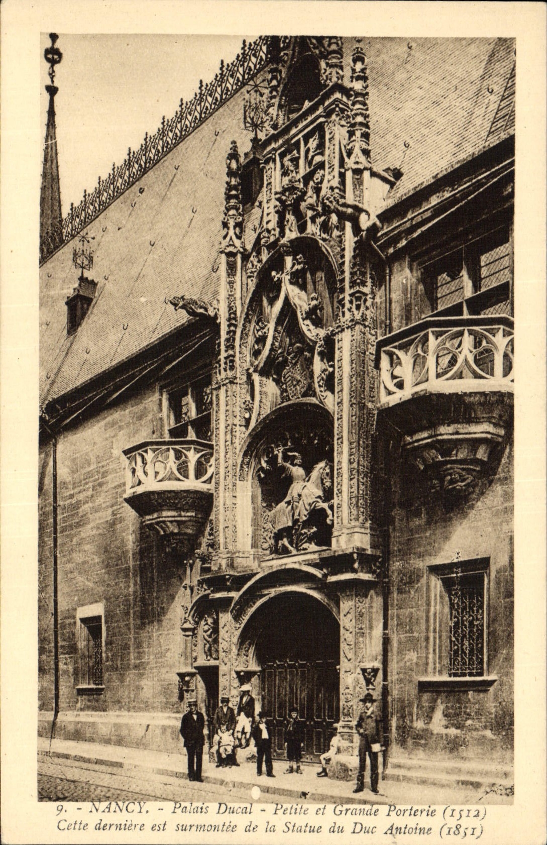 CPA Nancy Palais Ducal Petite Et Gronde Porterie