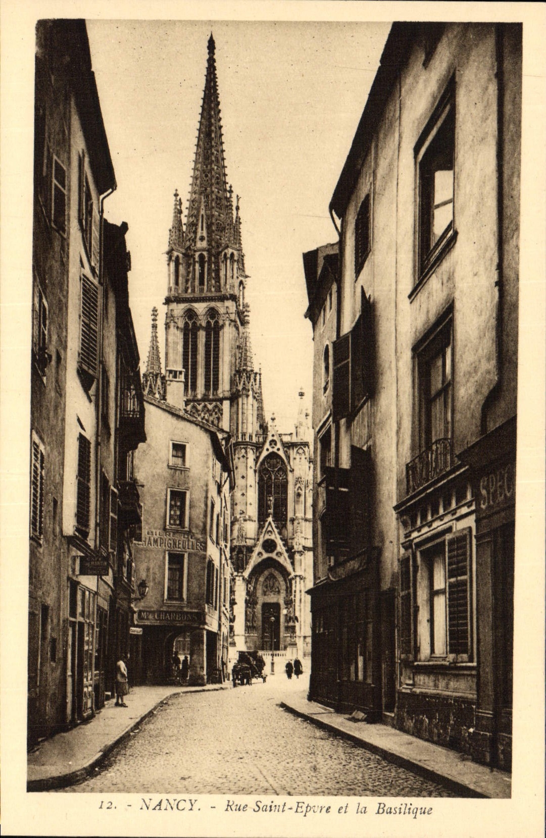 CPA Nancy Rue Saint Epvre Et La Basilique