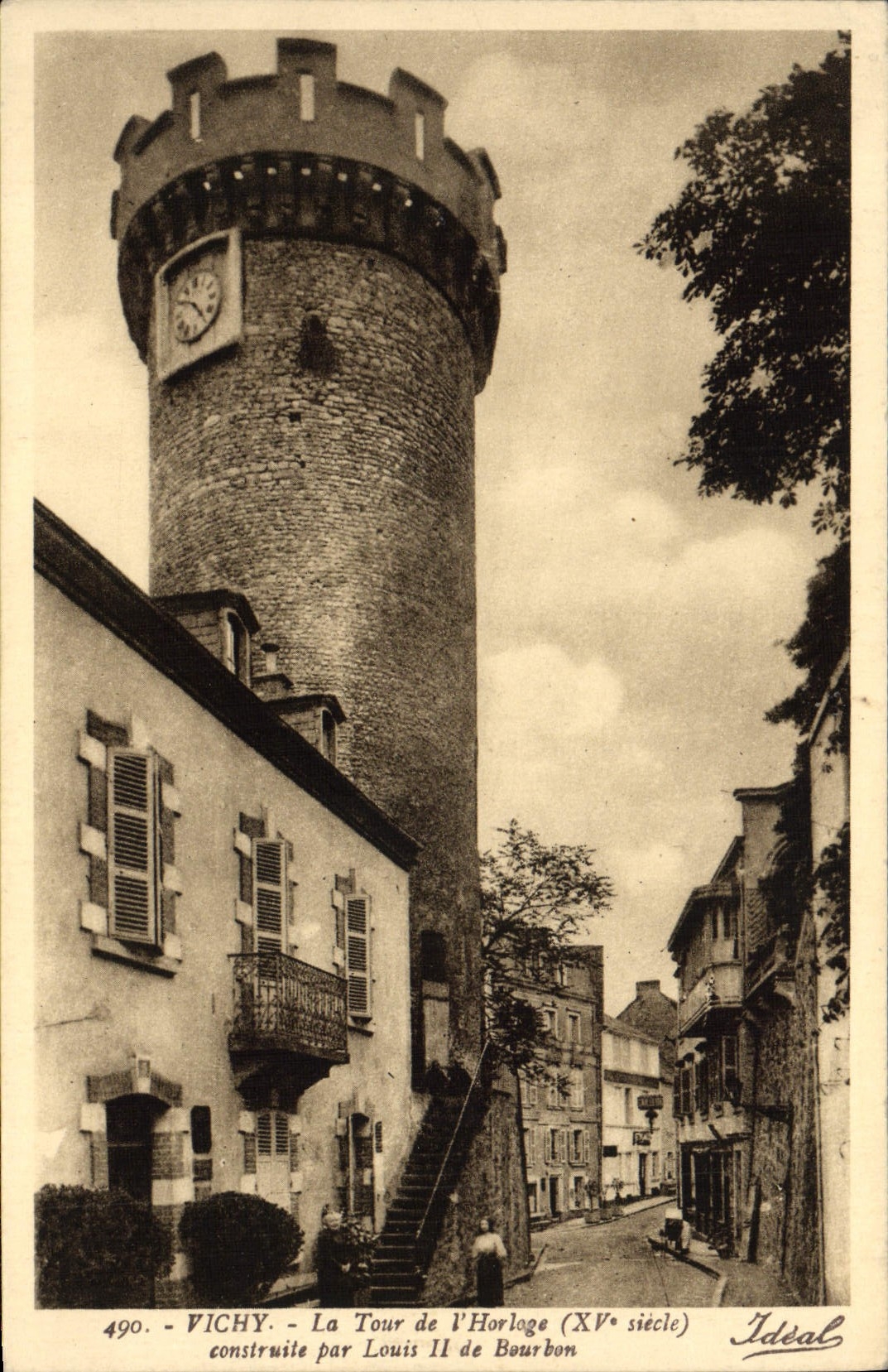 CPA Vichy La Tour de l'Horlage