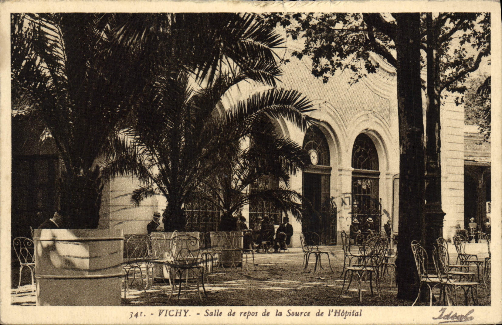 CPA Vichy Salle de repos de la Source de l'Hopital