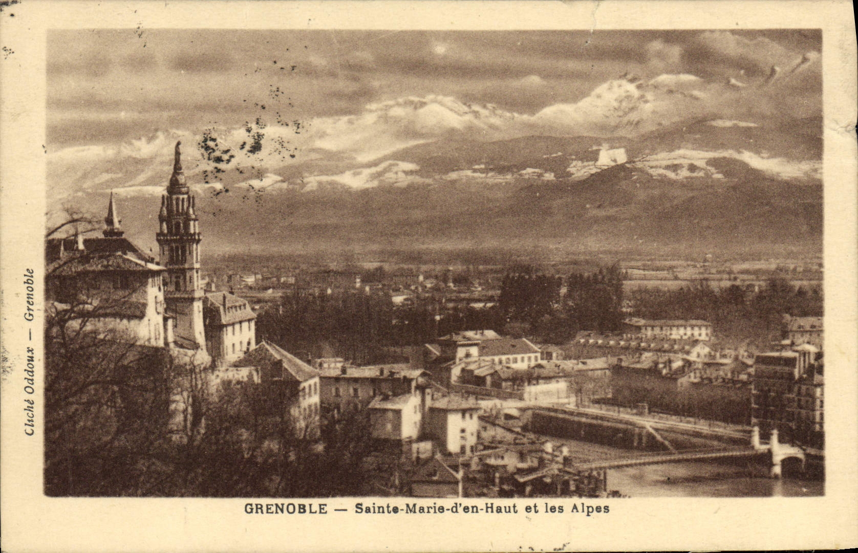 CPA Grenoble Sainte Marie d'en Haut et les Alpes