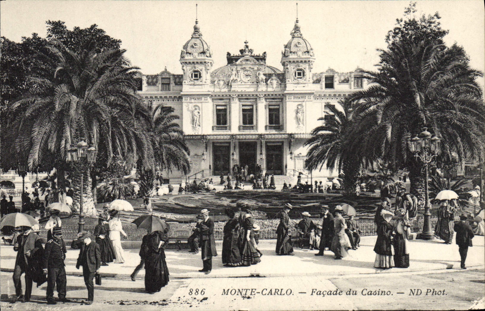 CPA Monte Carlo Facade Du Casino