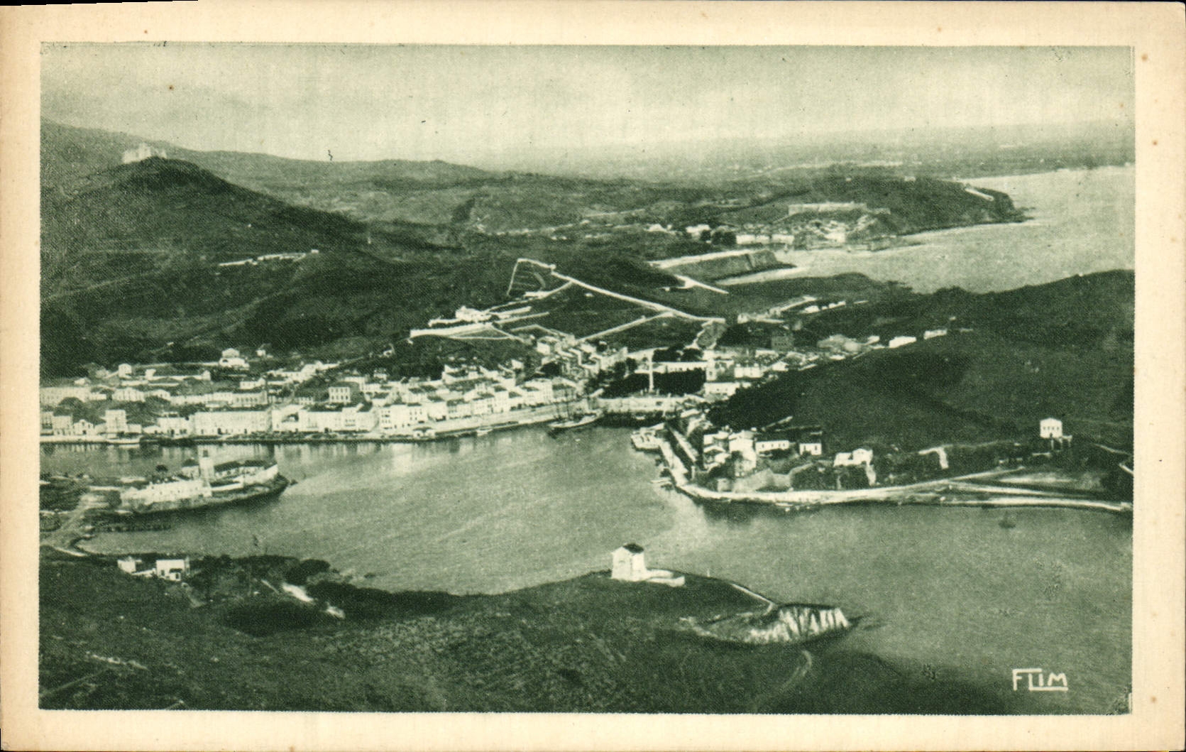CPA Por Vendres Vue generale