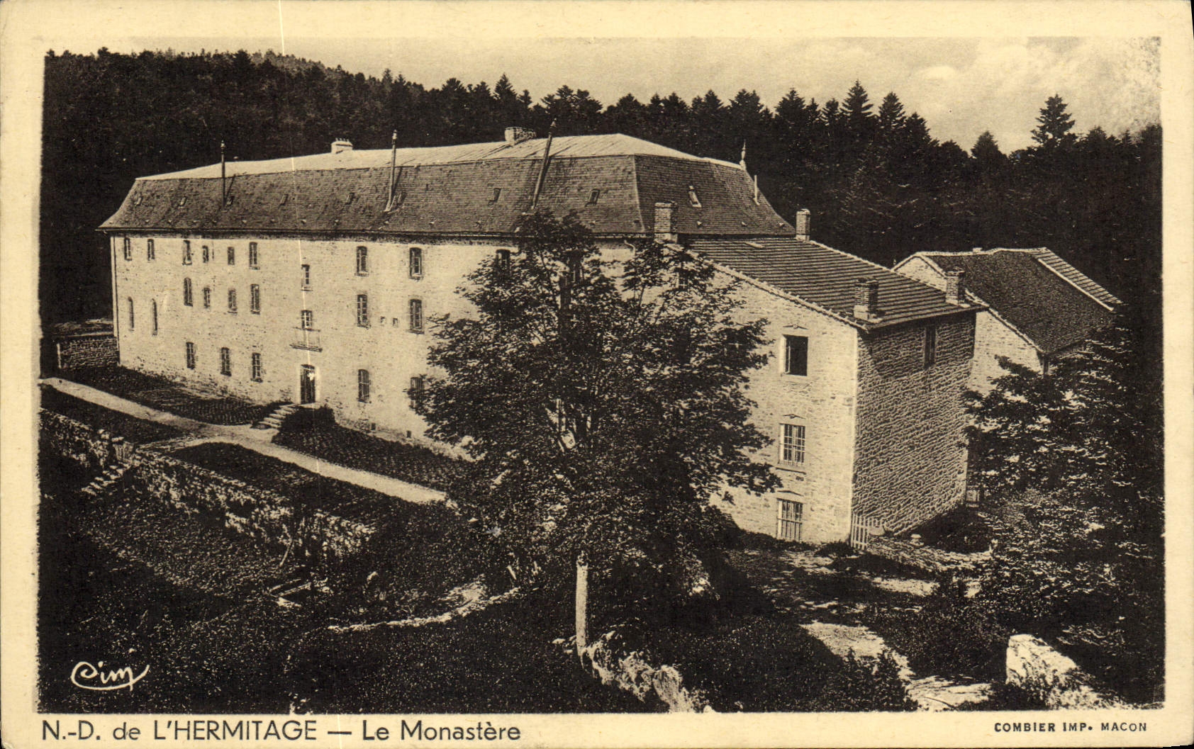 VINTAGE POSTCARD ND Of the Hermitage the Monastery