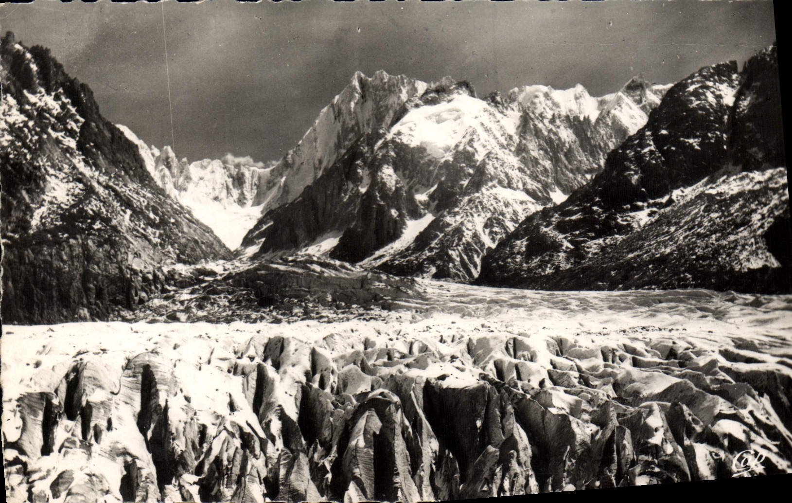 CPM Chamonix Mont Blanc Les Seracs les Jorasses et l'aiguille du Tacul
