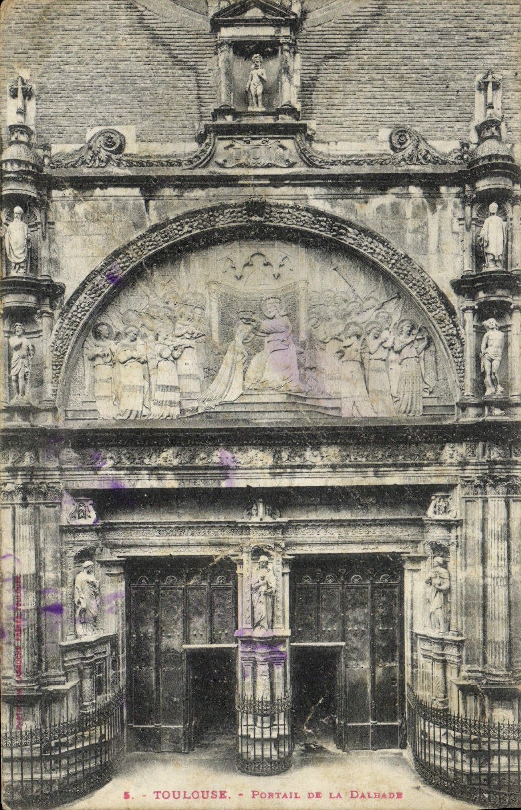 CPA Toulouse Portail De La Dalbade