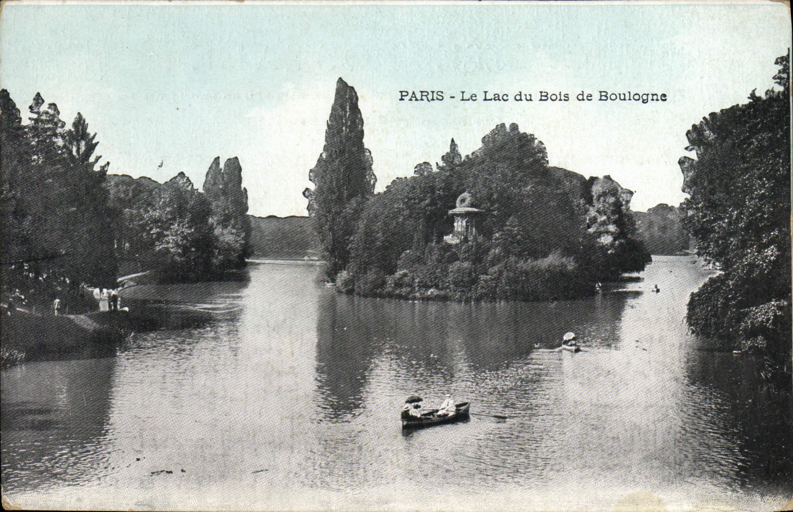 CPA Paris Le Lac du Bois de Boulogne