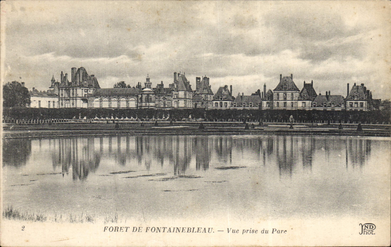 CPA Foret De Fontainebleau Vue Prise du Parc