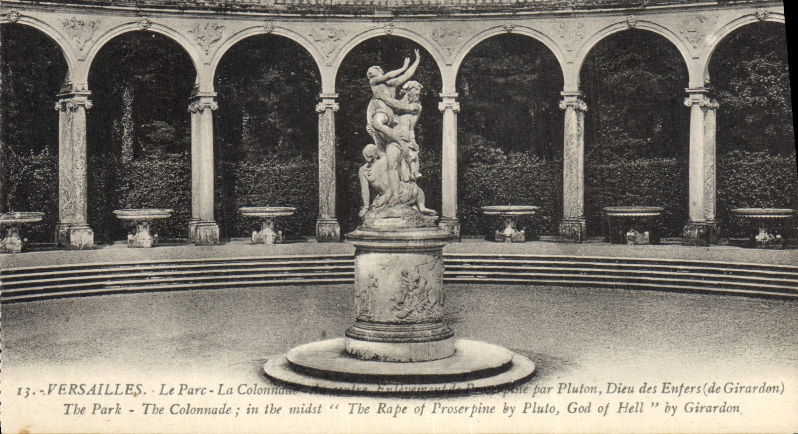 CPA Versailles Le parc La colonnade