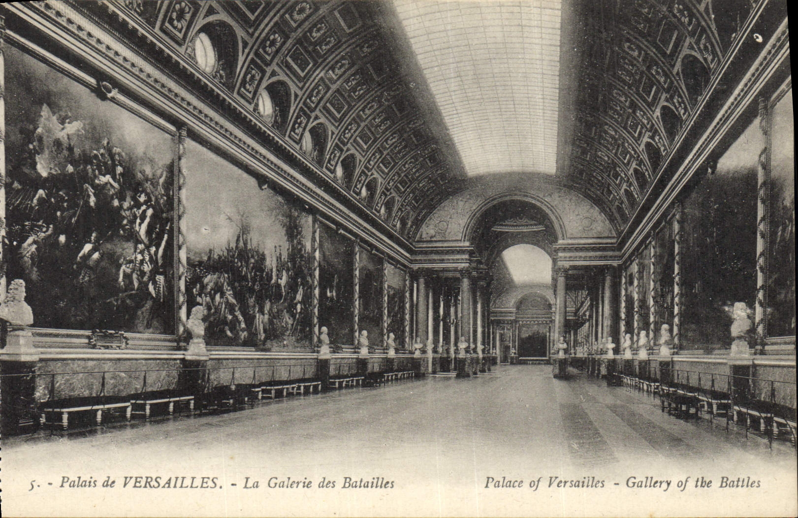 CPA Versailles La Galerie des Batailles