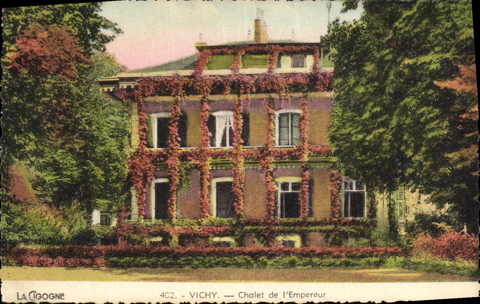 CPA Vichy Chalet de L'Empereur
