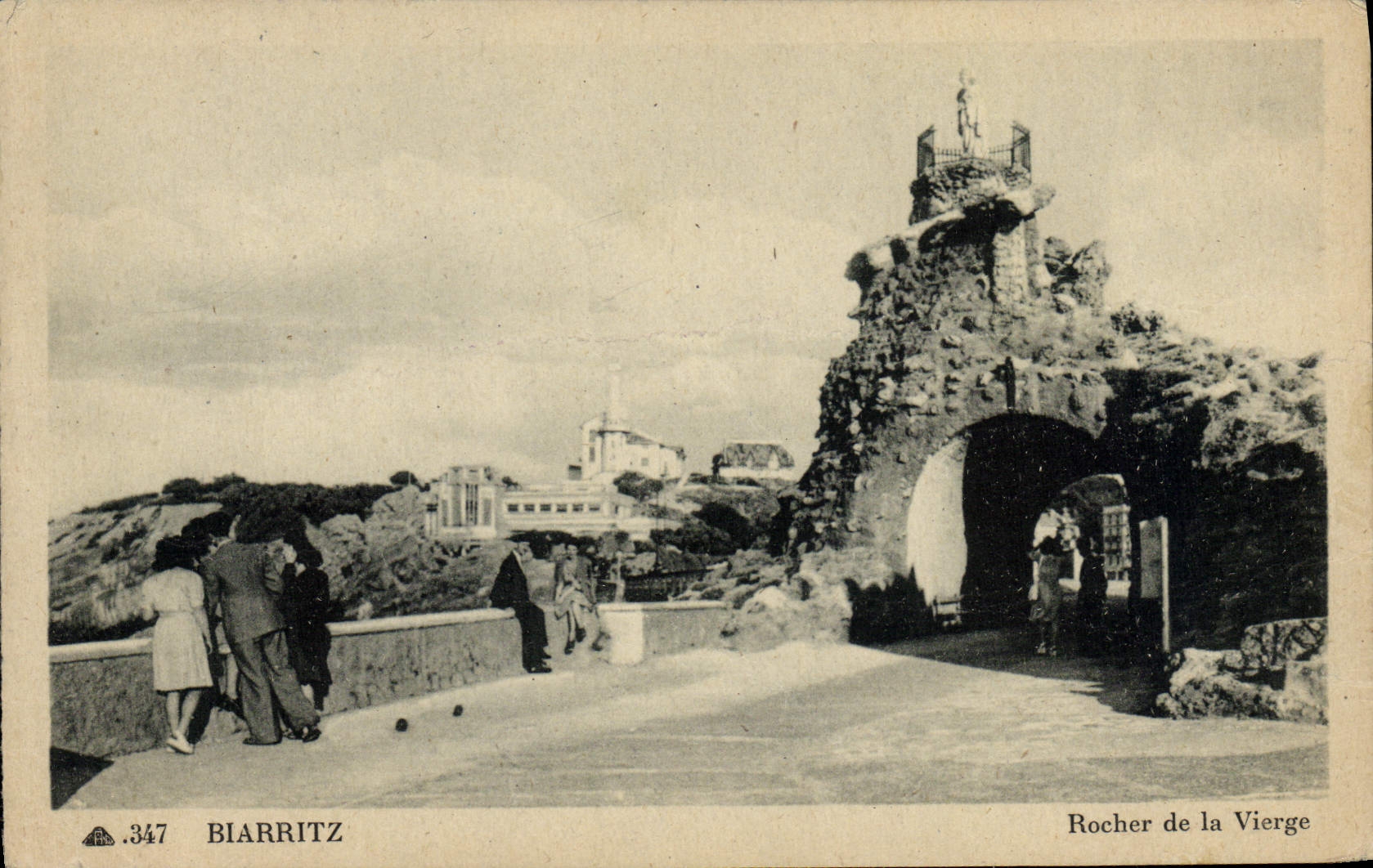 CPA Biarritz Rocher de la Vierge