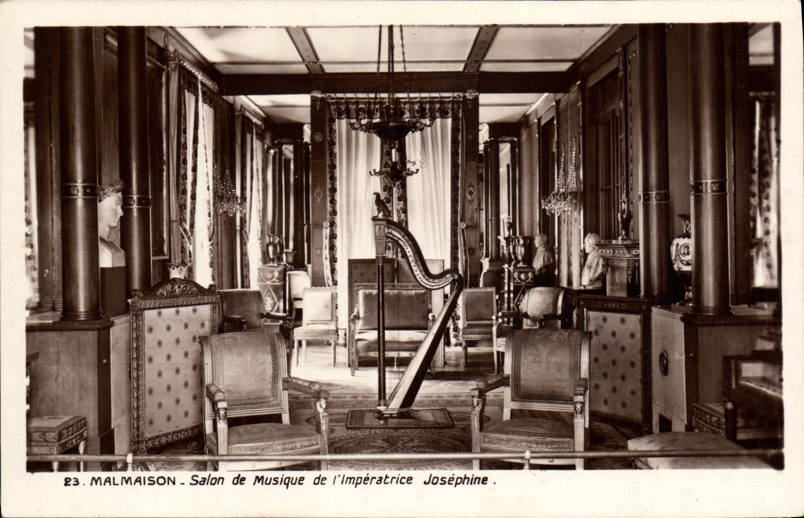 CPA Malmaison Salon de Musique de Josephine