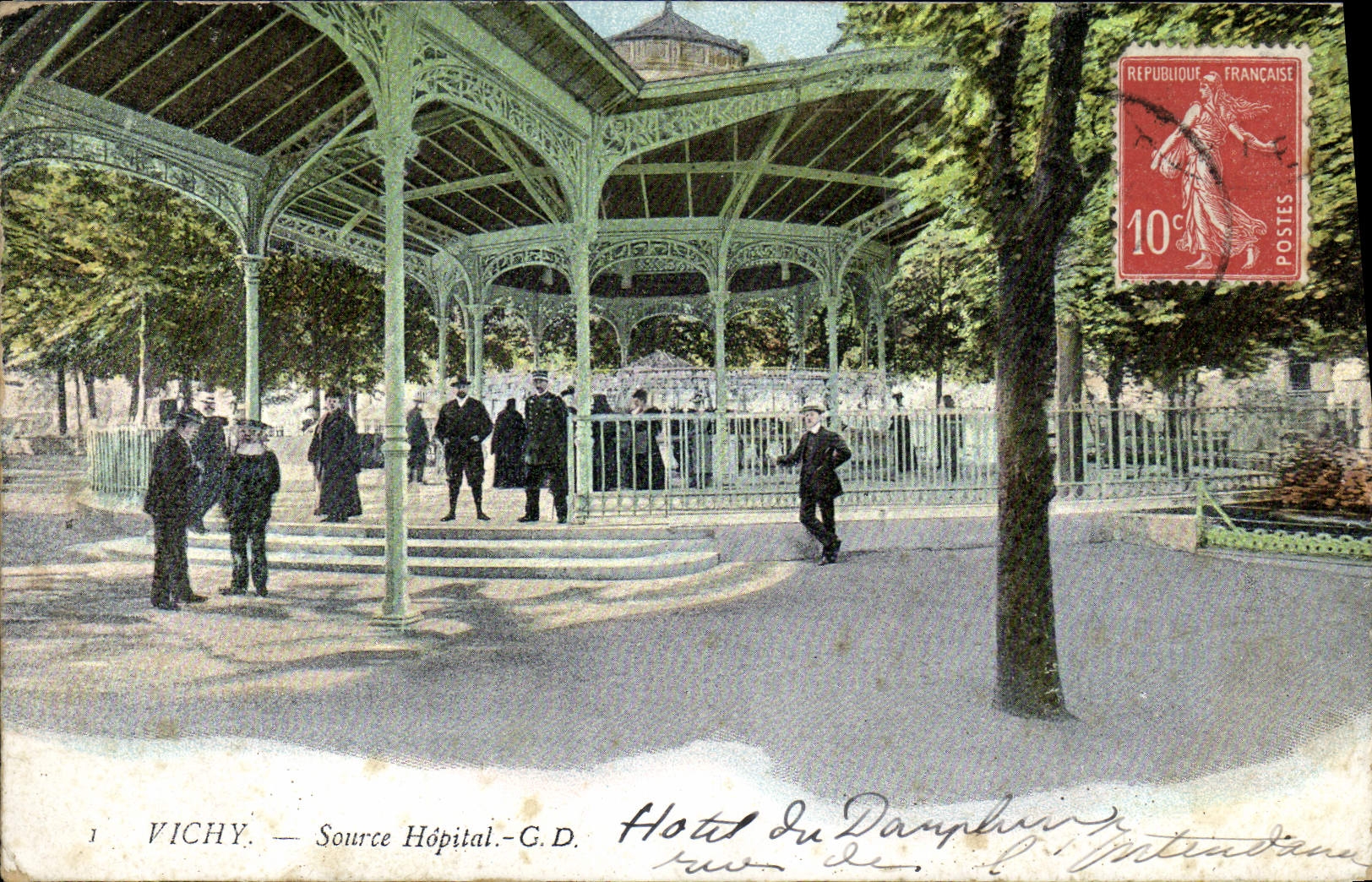 CPA Vichy Source Hopital