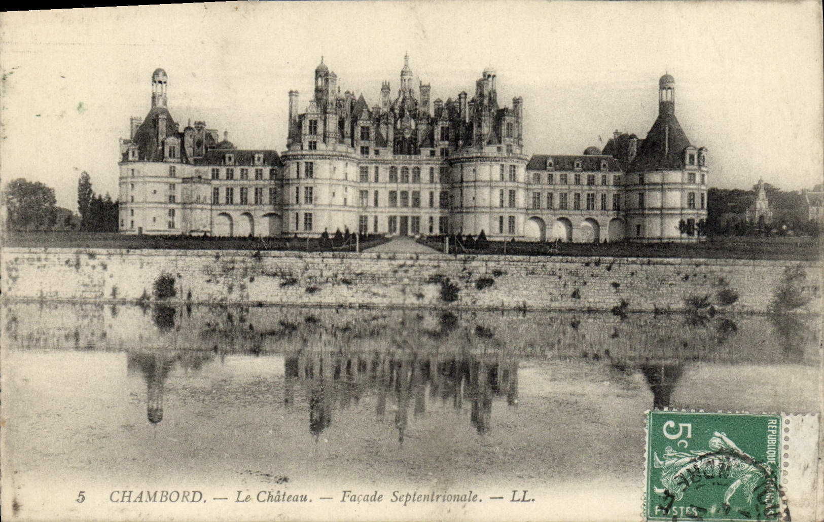 CPA Chambord Le Chateau Facade Septentrionale