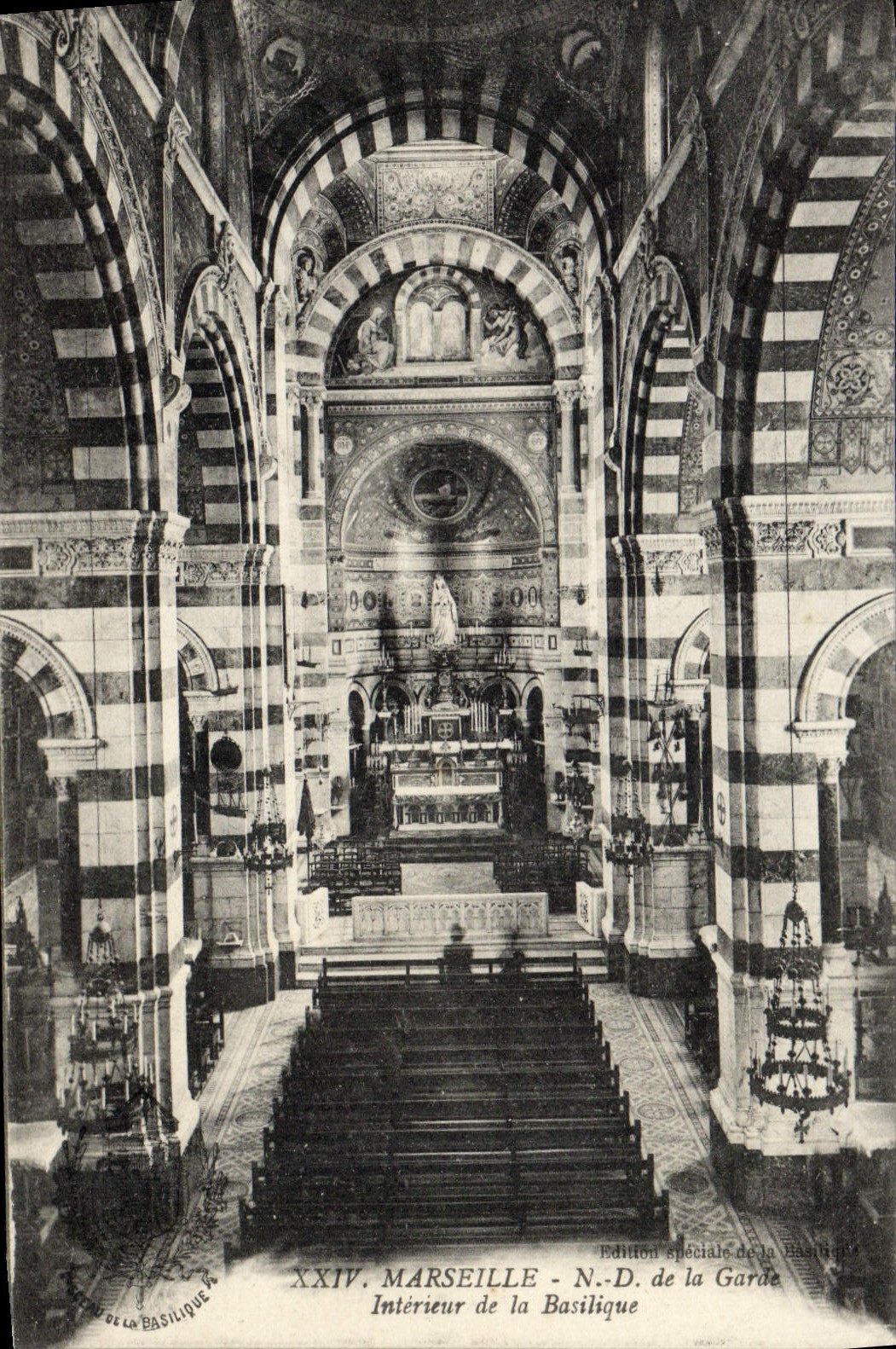 CPA Marseille Notre Dame de la Garde Interieur de la basilique