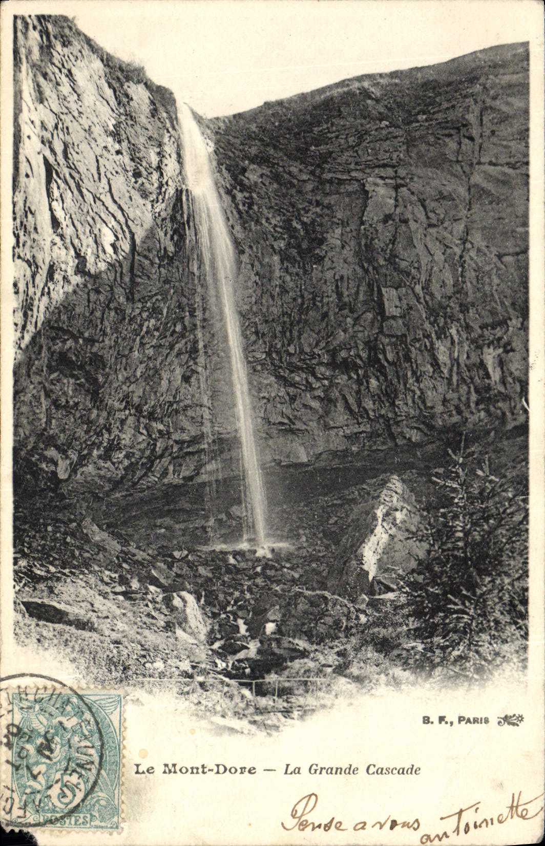 CPA Mont Dore La Grande Cascade