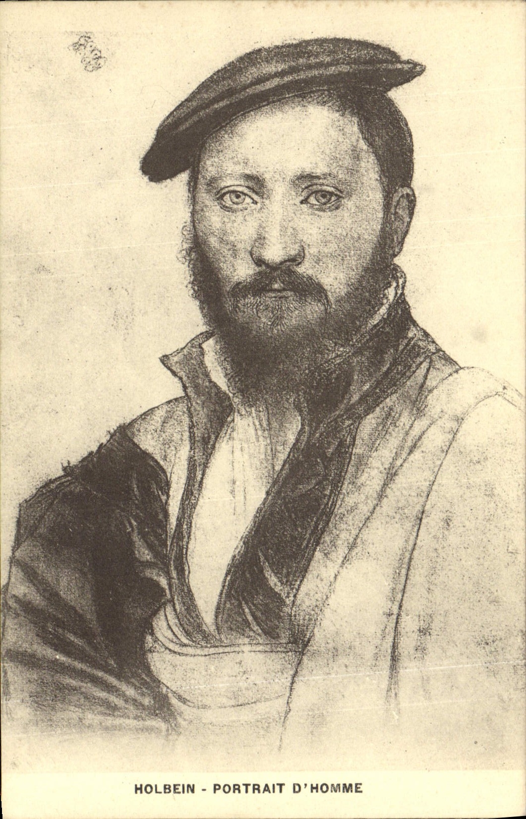 CPA Holbein Portrait d'homme