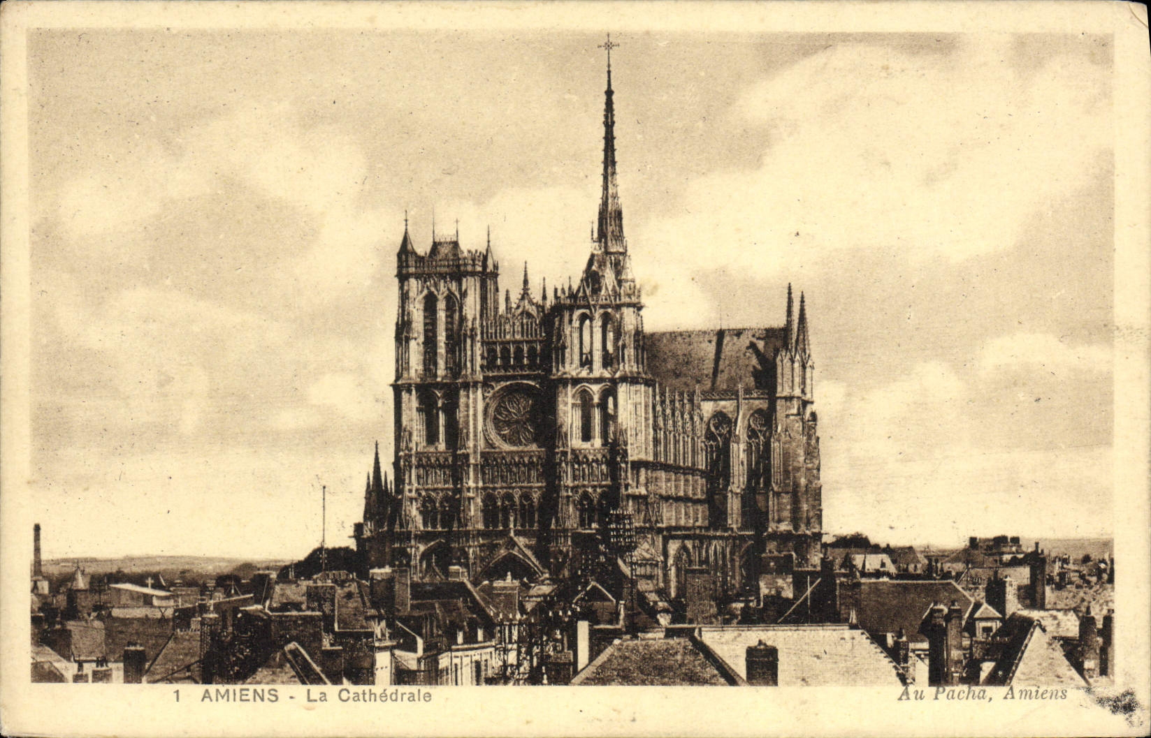 CPA Amiens La Cathedrale 