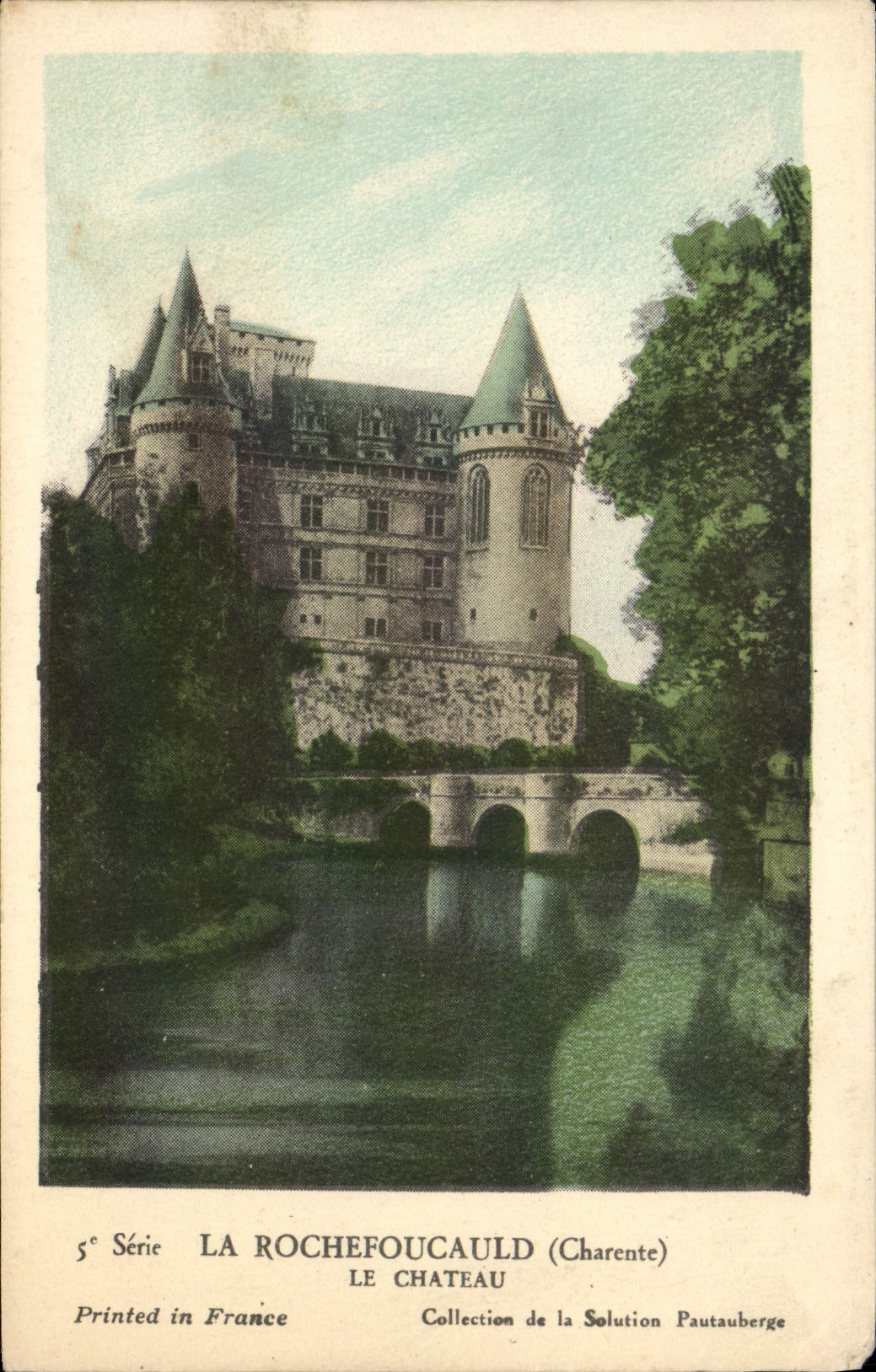 CPA La Rochefoucauld Le Chateau