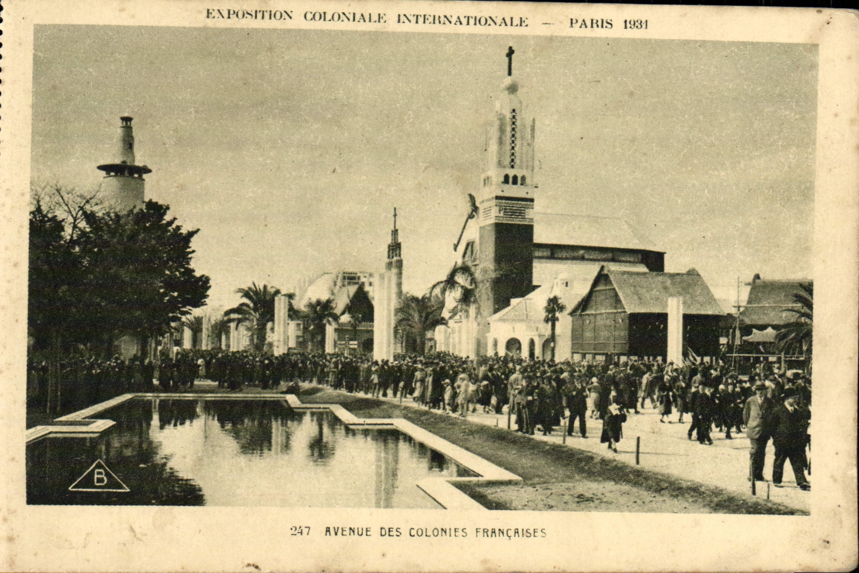 CPA Exposition Coloniale Internationale Paris 1931 Avenue des Colonies francaises