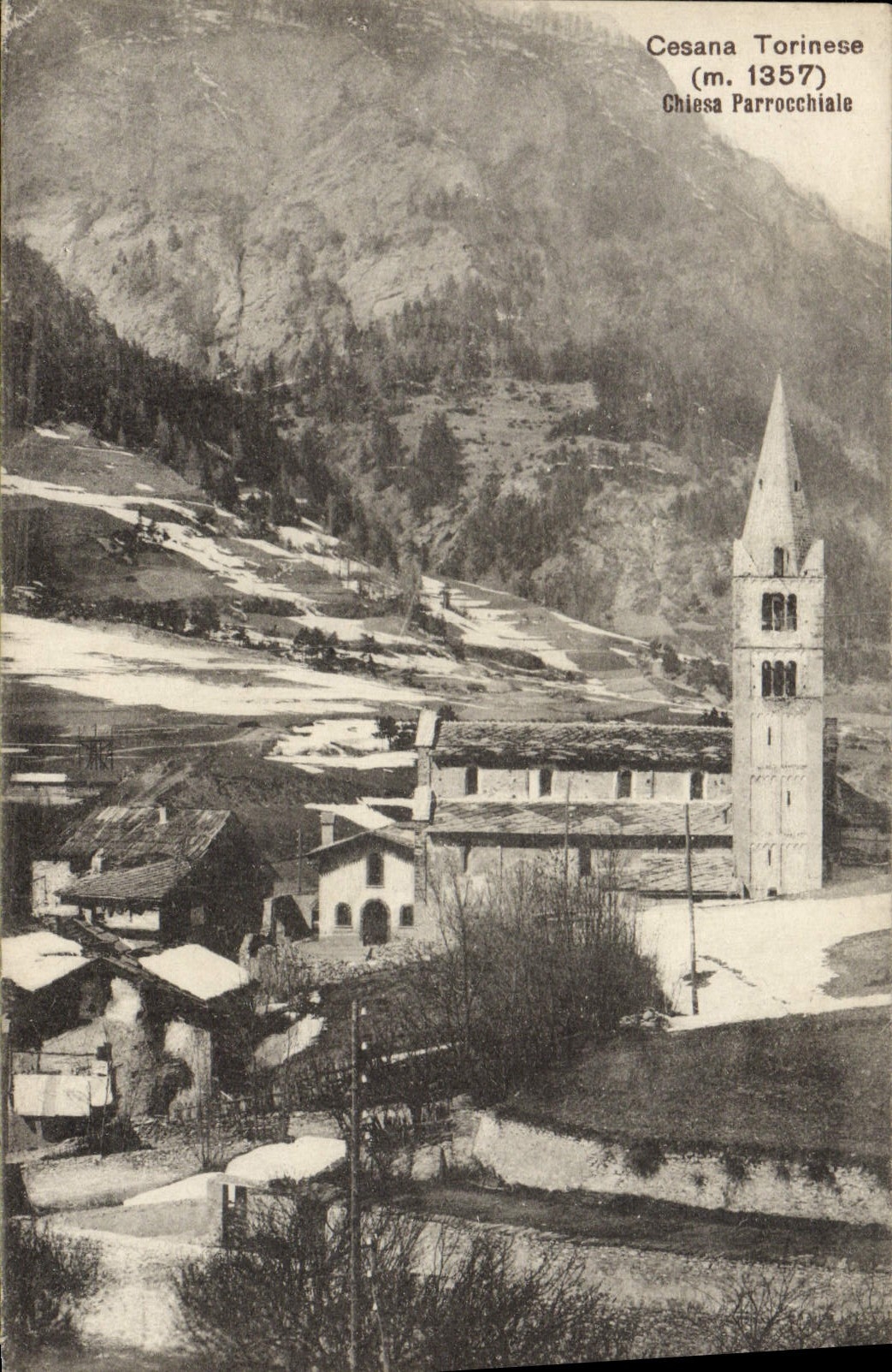 CPA Cesana Torinese Chiesa parrocchiale