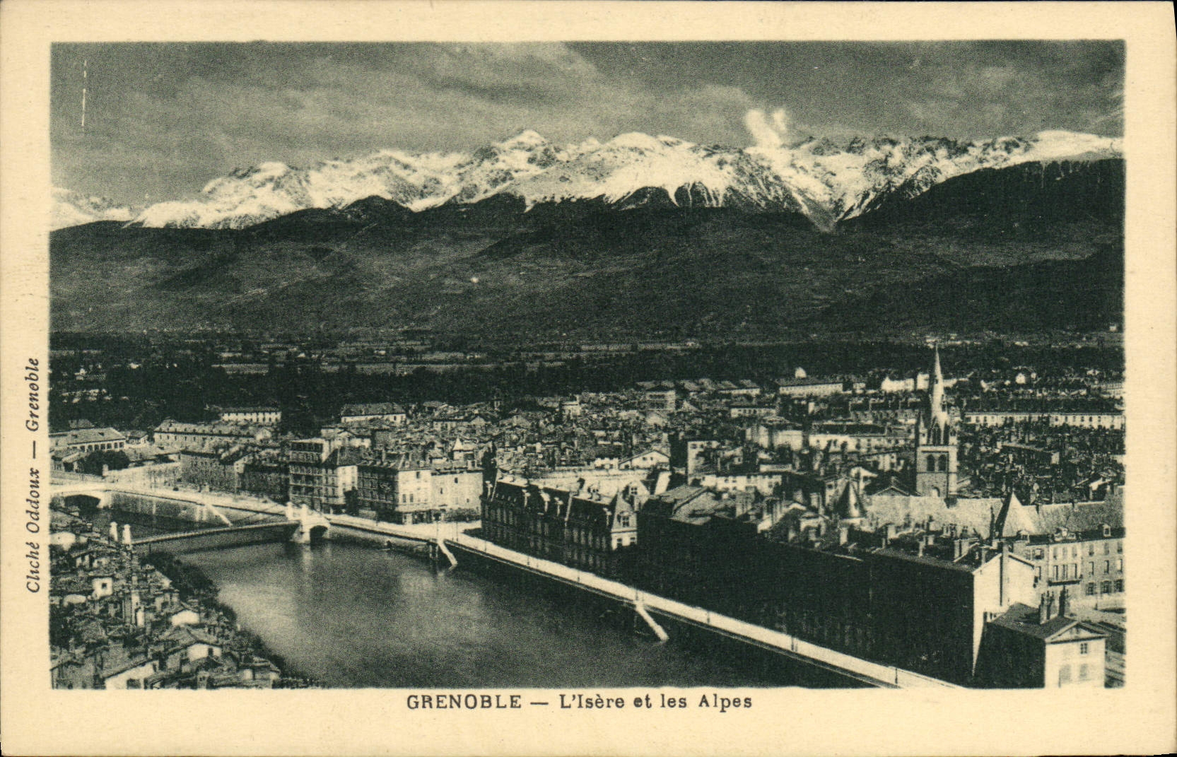 CPA Grenoble L'Isere et les Alpes